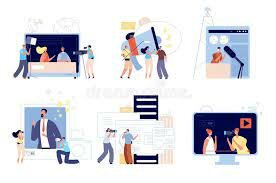 Press, Radio and digital Tv