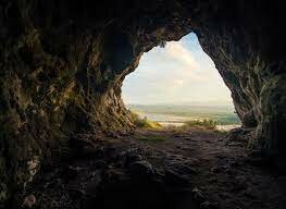 David in a cave at Adullam