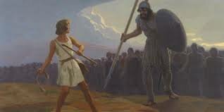 David defeats Goliath