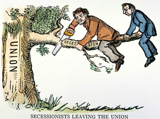 South Carolina votes to secede from the Union