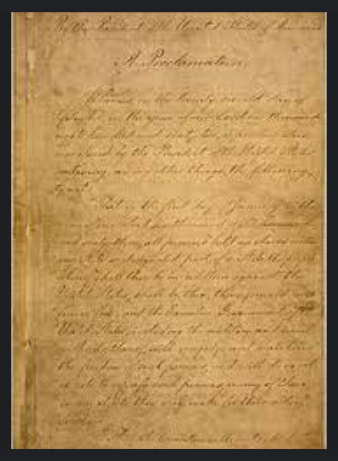 Emancipation Proclamation