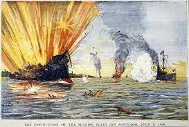 Destruction of Spanish Fleet in Cuba