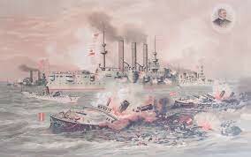 Destruction of Spanish Fleet in Cuba