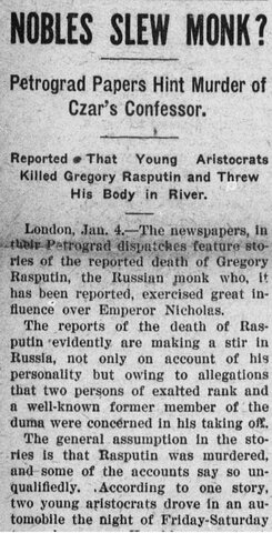 Assassination of Rasputin