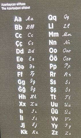 Azerbaijani alphabet