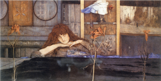 Khnopff, Je referme la porte sur moi-même