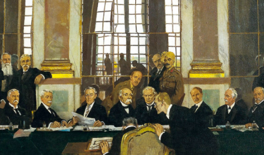 WW1 ends/Treaty of Versailles