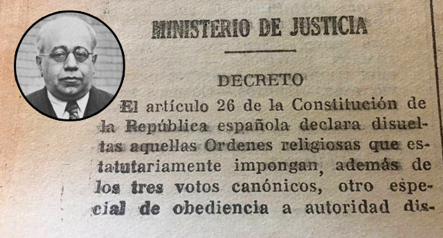 Disolución de la Compañía de Jesús.