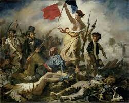 Creation of ''Liberty leading the people''.