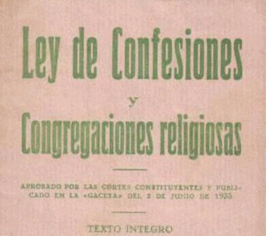 Ley de congregaciones religiosas