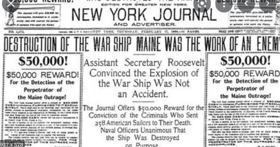 The yellow press  began to shape American public opinion with respect to Cuba's civil war