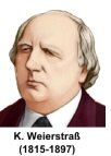 K. Weierstraß (1815-1897)