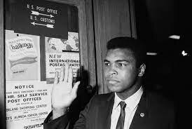 Boxer Muhammed Ali refuses military service