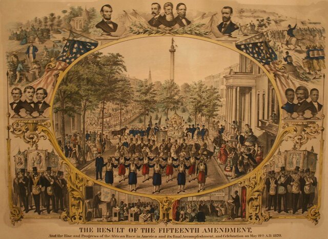 Passage of the 15th Amendment by Justin