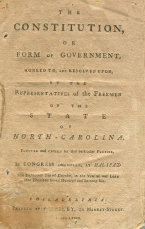 1776 North Carolina Constitution