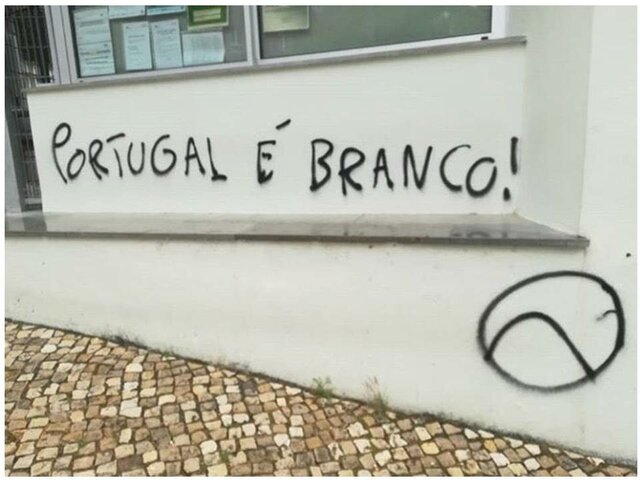 Atos de Racismo e atos de vandalismo (mensagens de ódio)