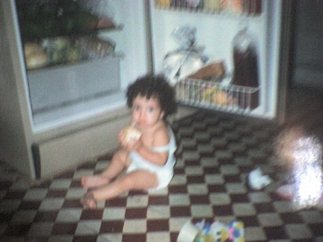 Roubando una naranja!