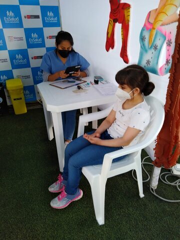 Vacunacion a los niños de 5 a 11