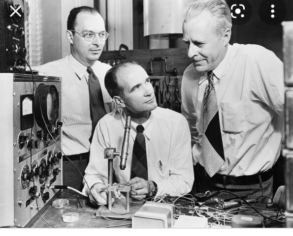 John Barden, Walter Brattain y William shockley