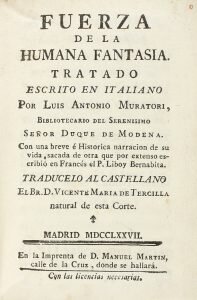De la fuerza de la fantasía humana