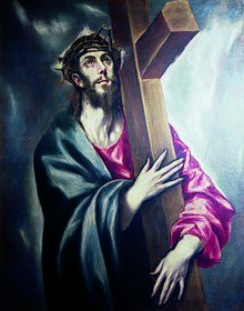 Cristo abrazado a la cruz