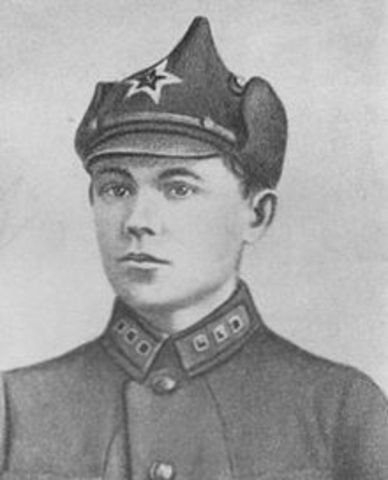 Закончил земское училище.