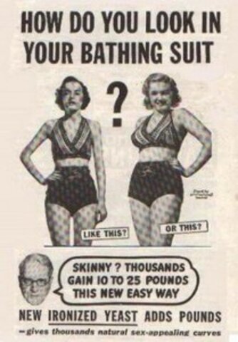 Ad promoting Weight Gain