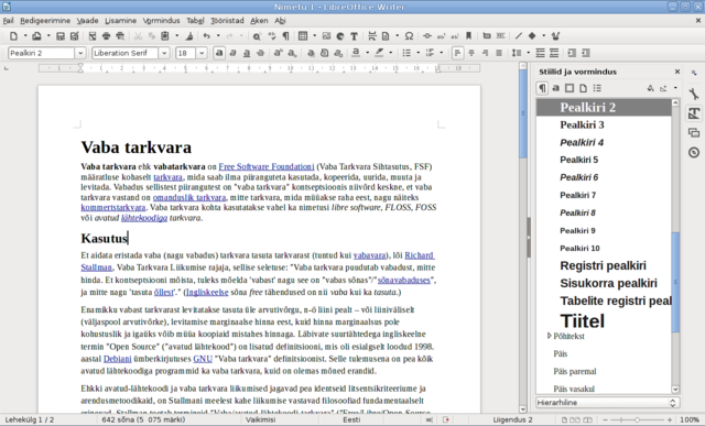 LibreOffice 4.4
