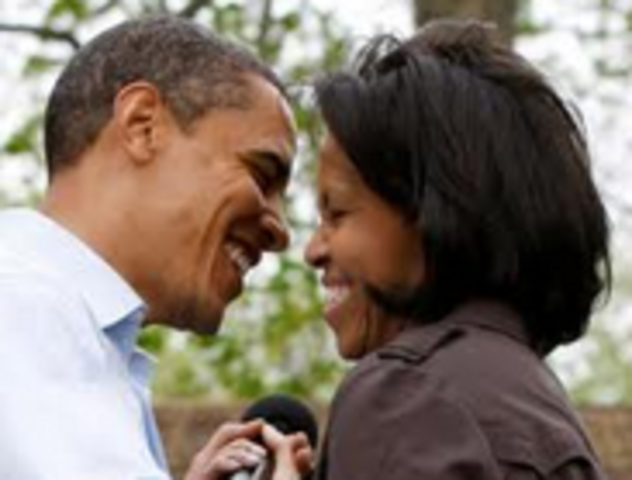 Obama marries.