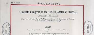 The Voting Right Act of 1968