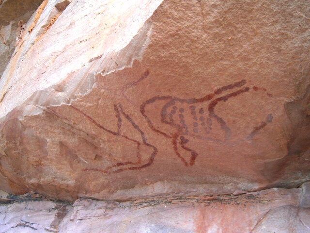 Chimitá petroglyphs in Santander Department