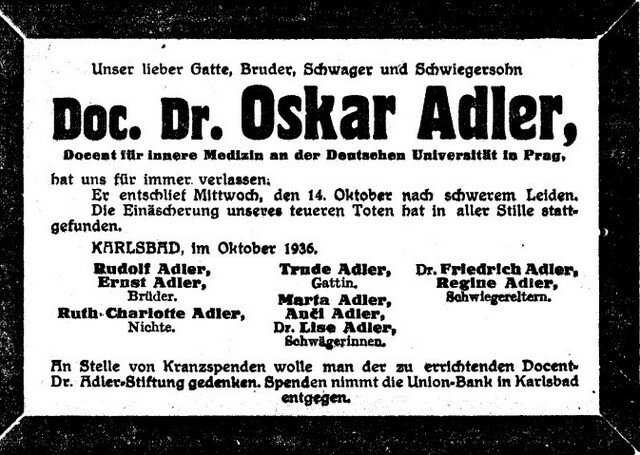 En 1904 Oskar and Rudolf Adler