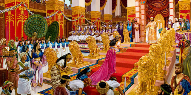 The Queen of Sheba Visits Solomon