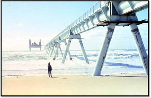 Wharf de la Salie à Biscarosse (Landes)