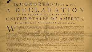America Declares Its Independence