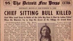 Chief Sitting Bull Killed