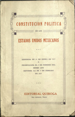 1917 Constitution