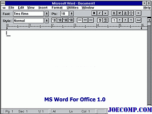 MS Office 1.x