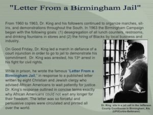 MLK's Letter From Birmingham Jail