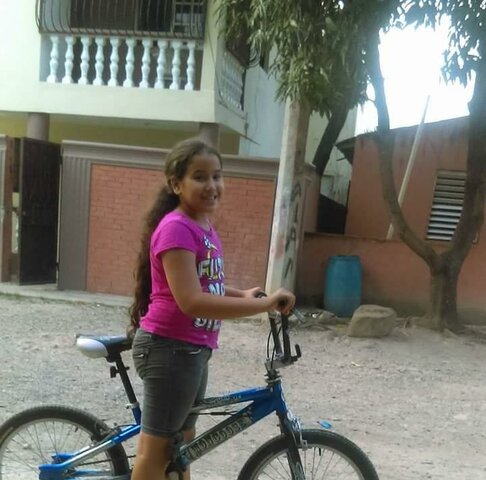 me on a bike