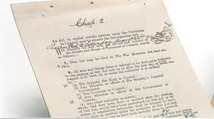 War Measures Act Part 1