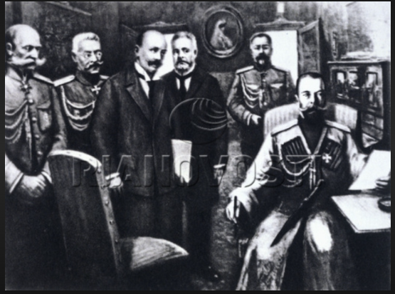 Nicholas II abdicates