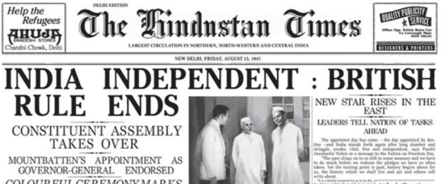 India Gains Independence from the British