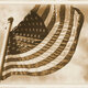 United states flag sepia mm anderson