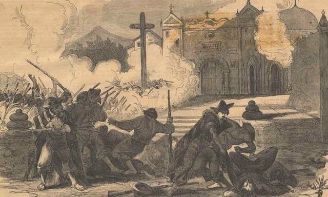 El grupo invasor filibustero marchaba hacia el rio La Flor