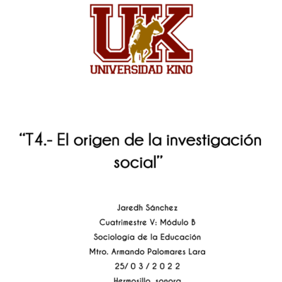 Timeline: El origen de la investigación social