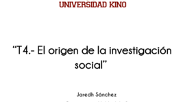 Timeline: El origen de la investigación social
