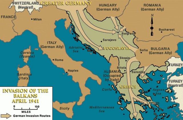 Ocupacion Yugislavia y Grecia