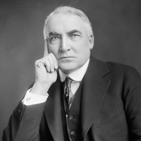 Warren G Harding Becomes 29th President of the United States