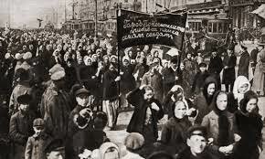 International Women’s Day March in Petrograd